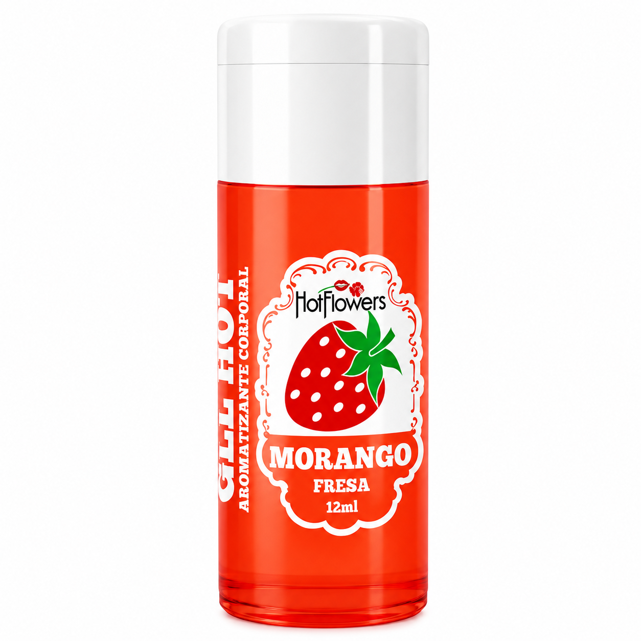 Gel Aromatizante Hot Morango – Hot Flowers