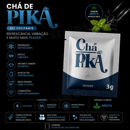 Gel Adstringente Excitante Íntimo Chá de Pika - Pepper Blend