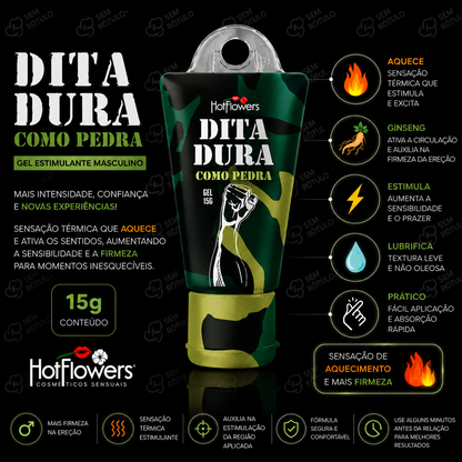 Gel Masculino Intimo Ditadura Intensificador - Hot Flowers