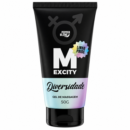 Gel Comestível Deslizante M Excity 50g Linha Pride – Pepper Blend