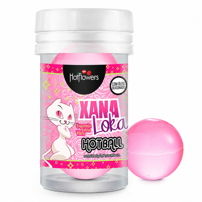 Hot Ball Excitante Esfria e Esquenta Xana Loka - 2Un - Hot Flowers