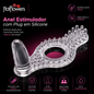 Anel Estimulador com Plug Transparente - Hot Flowers