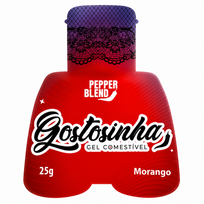 Gel Comestível Gostosinha Morango - Pepper Blend