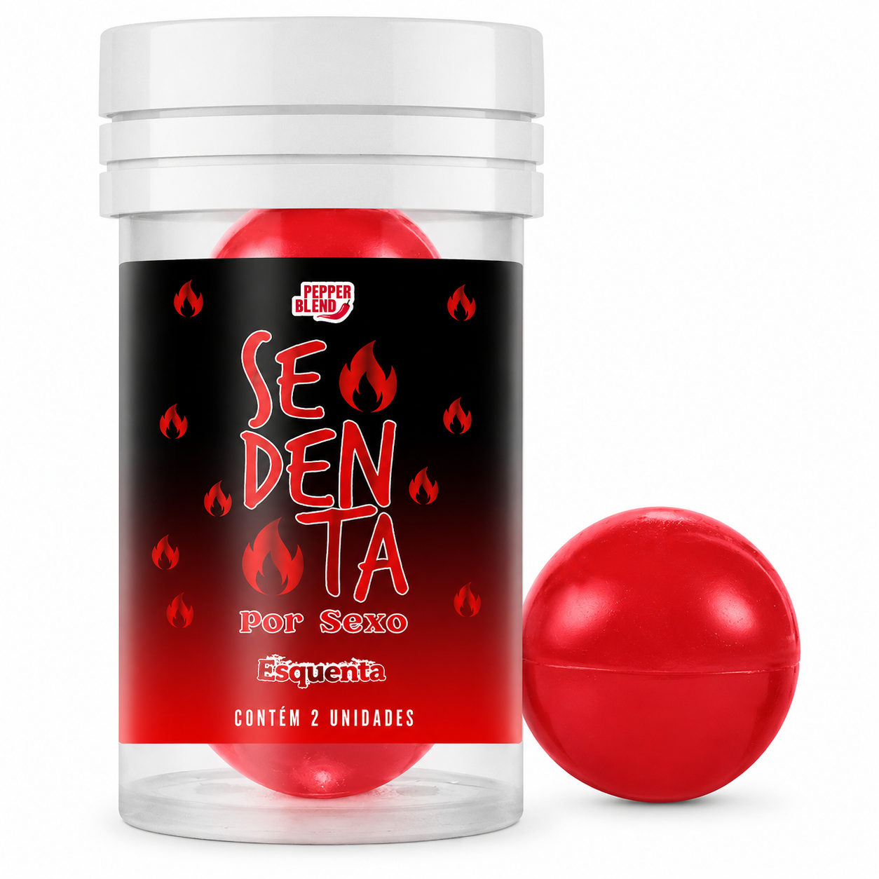 Hot Ball Excitante Esquenta Sedenta Por Sexo - 2Un - Pepper Blend