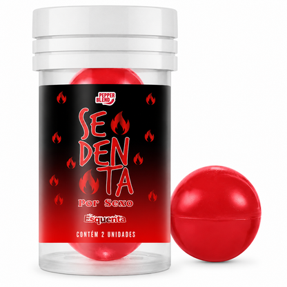 Hot Ball Excitante Esquenta Sedenta Por Sexo - 2Un - Pepper Blend