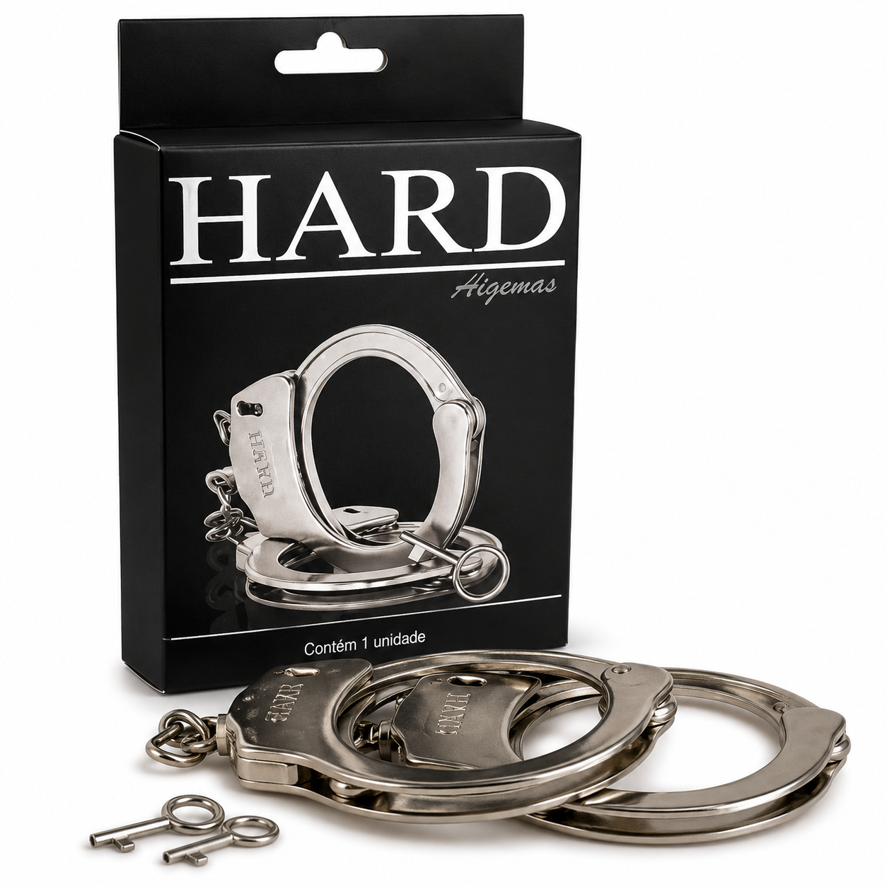 Algema em Metal Hard Com Chave - Cromada