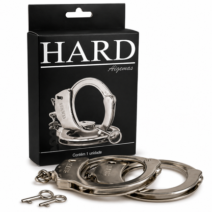 Algema em Metal Hard Com Chave - Cromada