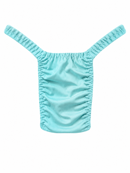 Calcinha Trans Tanga para Aquendar – TAM M - Azul Claro