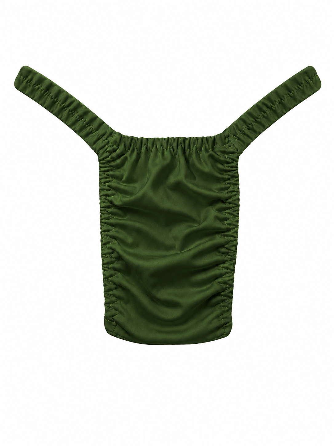 Calcinha Trans Tanga para Aquendar – TAM G - Verde Escuro