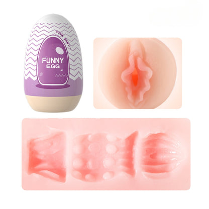 Kit 6 Masturbadores Masculino Egg Cyberskin - 5 Modelos Diferentes