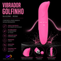 Vibrador Golfinho Silicone Premium À Prova Dágua - Rosa