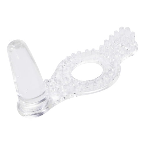 Anel Estimulador com Plug Transparente - Hot Flowers