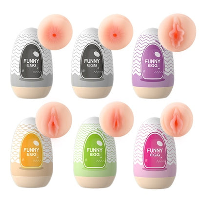 Kit 6 Masturbadores Masculino Egg Cyberskin - 5 Modelos Diferentes